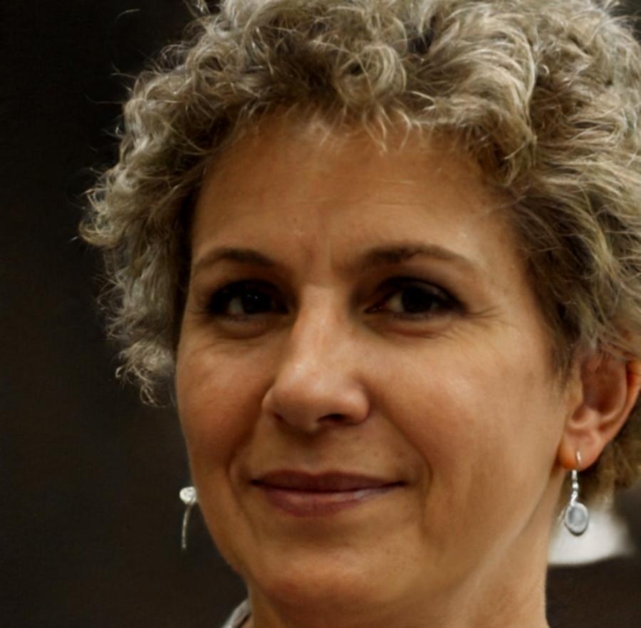 Professional portrait of satisfied client